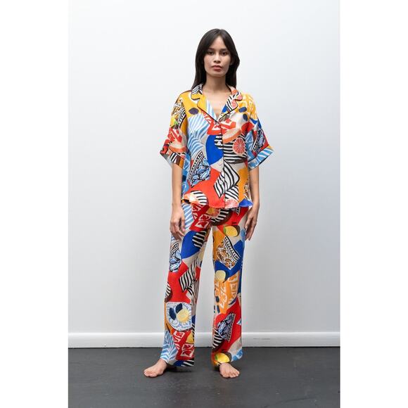 United in Motion Intuition Print Marenda Pant Trousers XS - Picture 9 of 9